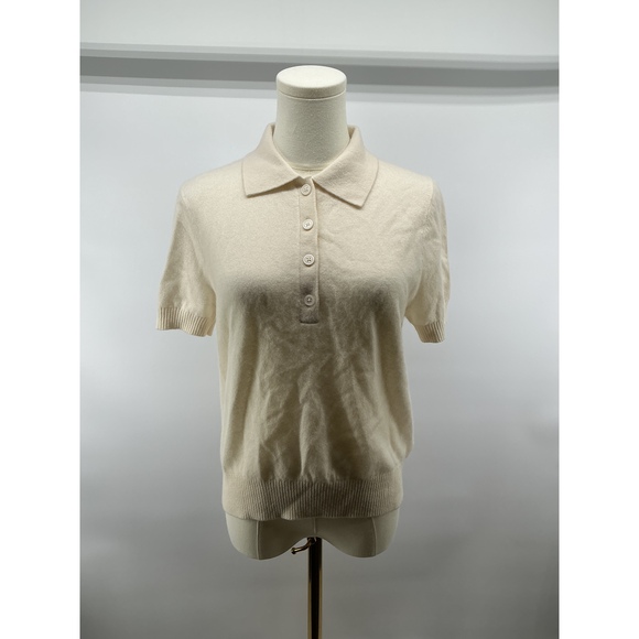Quince Sweaters - Mongolian Cashmere Short Sleeve Polo